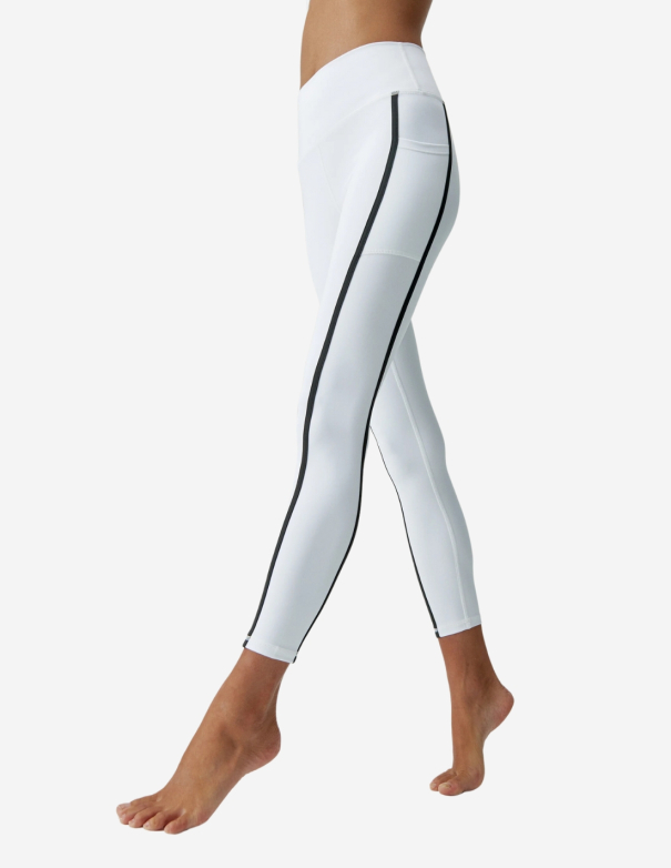 Legging de yoga blanc/noir