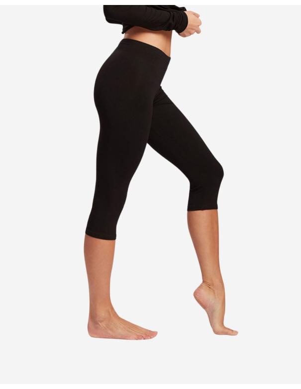 Legging corsaire de yoga - Voyance - Noir