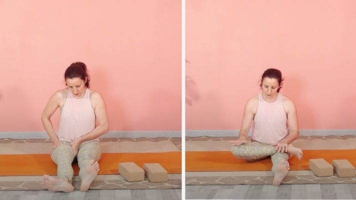 position du lotus pour le yoga