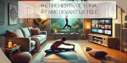 8 Étirements de yoga à faire devant la télé