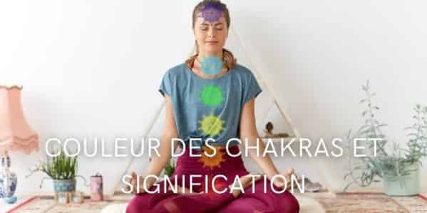 Couleur des chakras et leurs significations